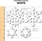 80PCS White Snowflake Paper Cutouts – Punch-Out Cardstock Winter Decorations with IDEA Guide for Classroom Bulletin Boards, DIY Crafts, Bulletin Displays & Winter Wonderland Decor